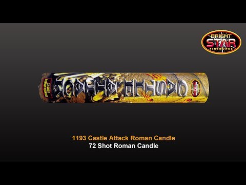 Castle Attack 72 Shot Roman Candle