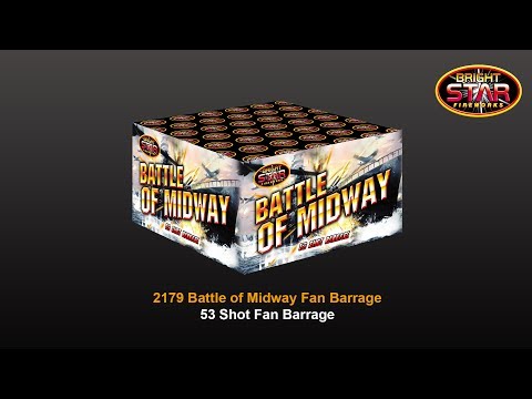 Battle of Midway 53 Shot Fan Barrage