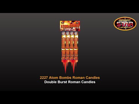 Atom Bombs 2 PC Double Shot Roman Candle