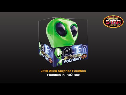 Alien Surprise Fountain PDQ Box