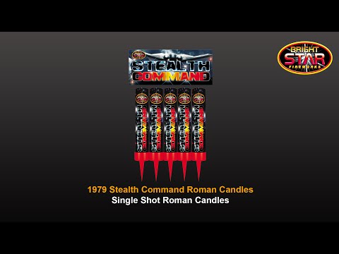 Stealth Command 5 Shot Roman Candles